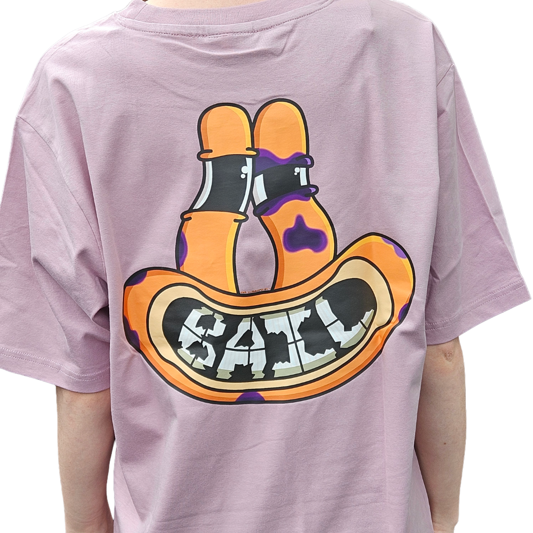 BAIL® Lacerated Teeth T-Shirt (Miami Pink/Purple Rose)