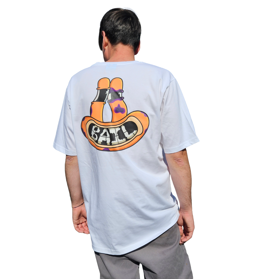 BAIL® Lacerated Teeth T-Shirt (White)