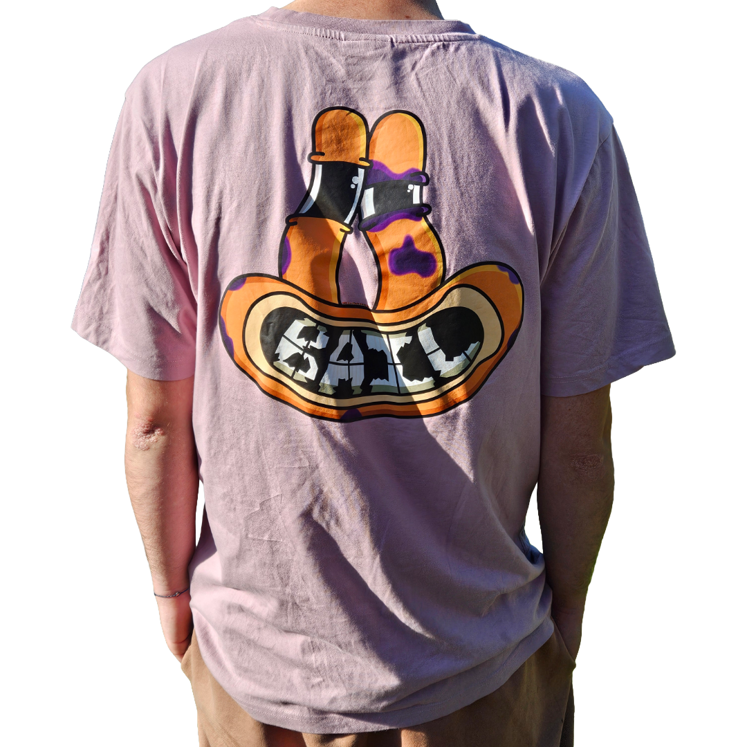 BAIL® Lacerated Teeth T-Shirt (Miami Pink/Purple Rose)