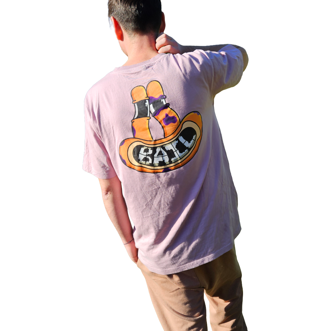 BAIL® Lacerated Teeth T-Shirt (Miami Pink/Purple Rose)