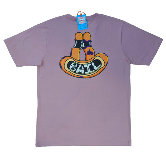 BAIL® Lacerated Teeth T-Shirt (Miami Pink/Purple Rose)