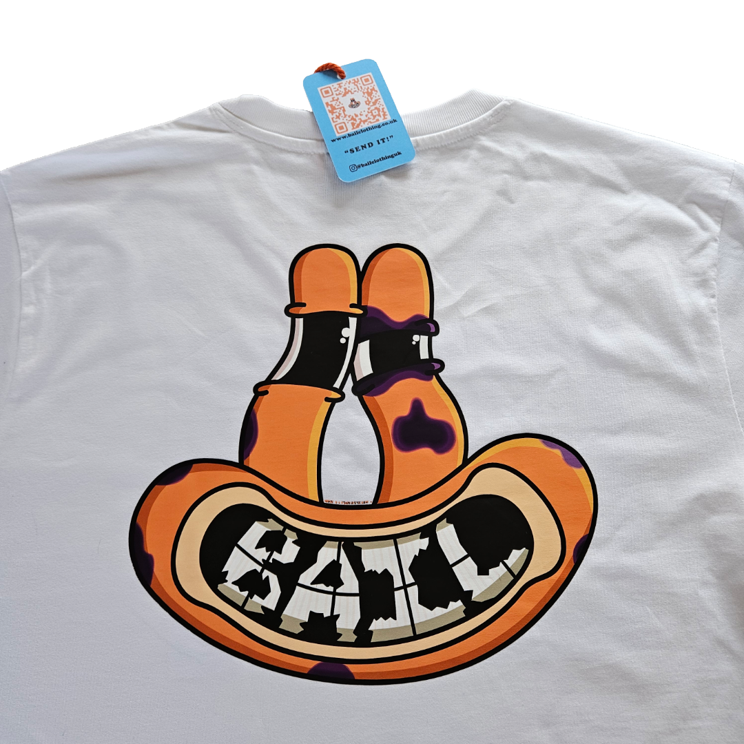 BAIL® Lacerated Teeth T-Shirt (White)