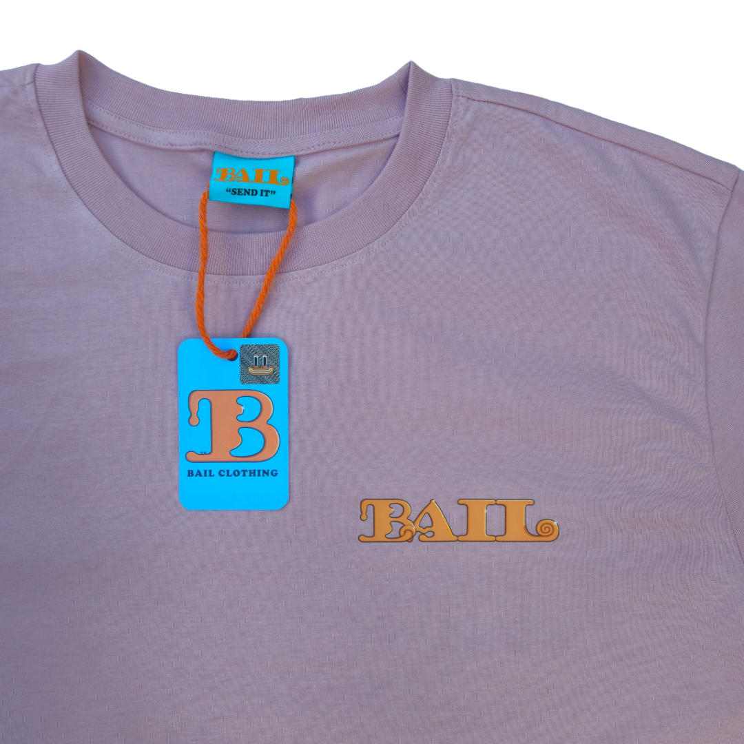 BAIL® Lacerated Teeth T-Shirt (Miami Pink/Purple Rose)